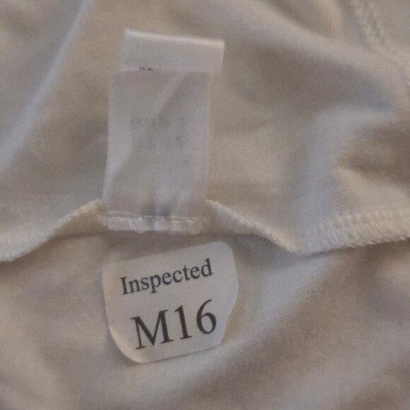 St. John Yellow Label Pull over top White Dark Striped Plaque Size S Small - Picture 9 of 9